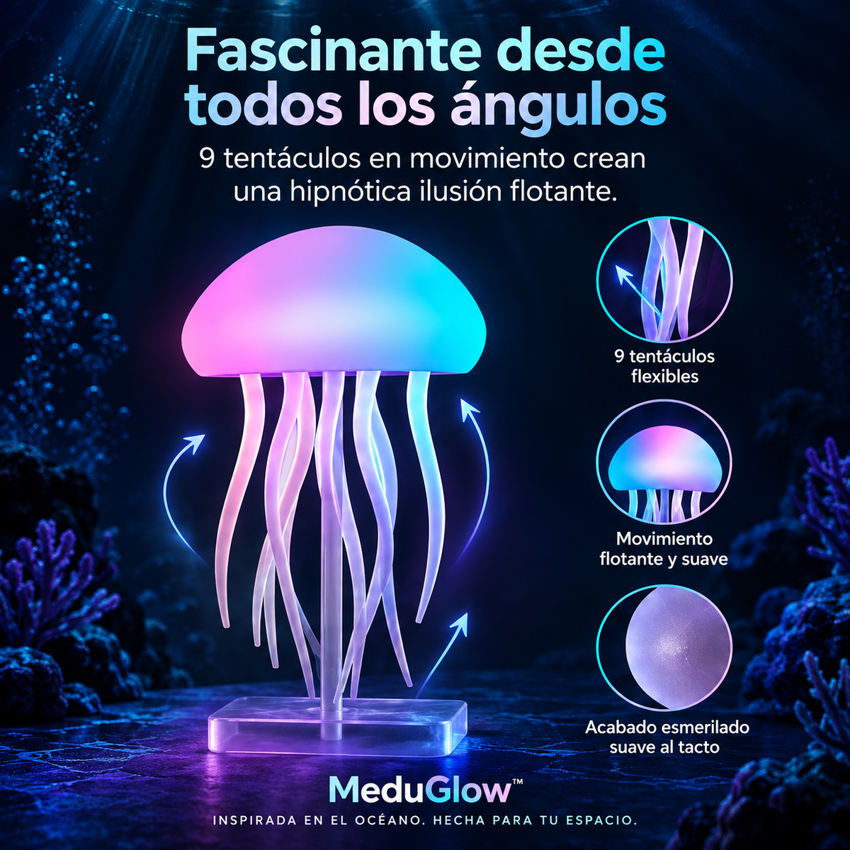 MeduGlow™ Hipnótica, colorida y relajante