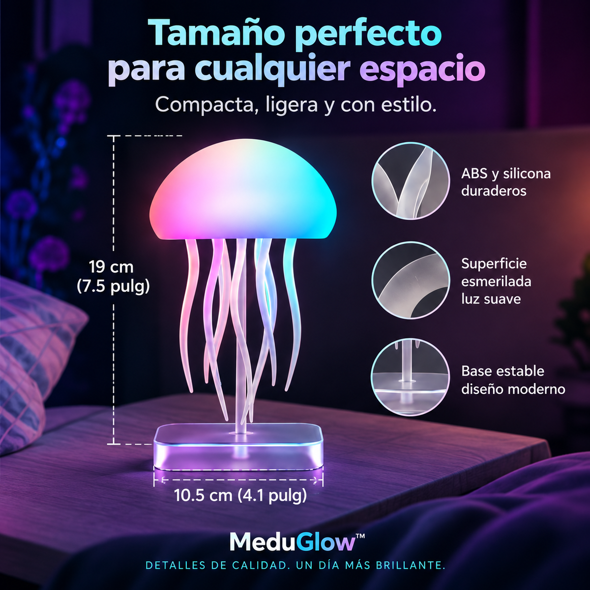 MeduGlow™ Hipnótica, colorida y relajante